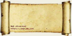 Lana Gojsović vizit kartica